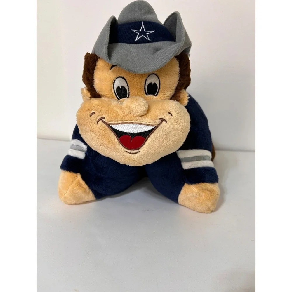 NWT NFL Football Dallas Cowboys Mascot Rowdy Pillow Pet Plush 21